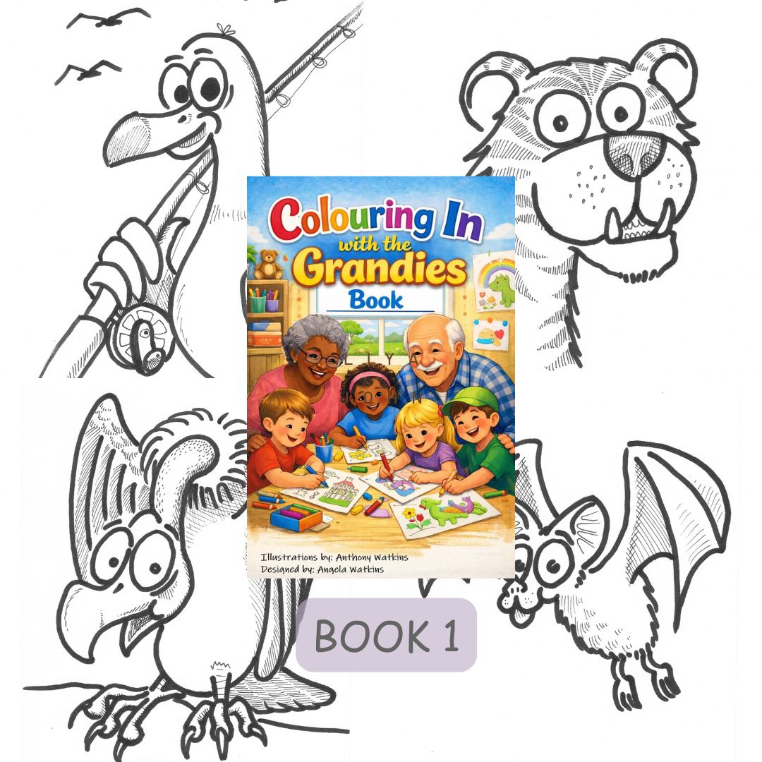 Colouring In with the Grandies: Cody the Crocodile & Friends